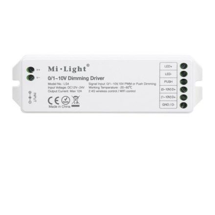 Mi Light Mono RF 12/24V 12A vezérlő FUT-LS4