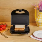 Eurolamp SZENDVICSSÜTŐ FEKETE 800W