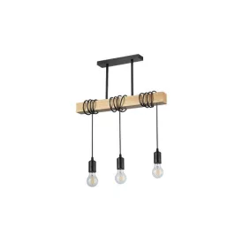   MasterLED Nido 3xE27 foglalatú tölgy + fekete színű függesztett mennyezeti lámpa