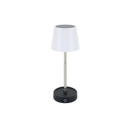 Strühm Smart LED fekete színű asztali lámpa  fényerőszabályozható  újratölthető akkumulátorral