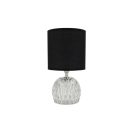 Strühm Zefir fekete színű asztali lámpa E14-es foglalattal