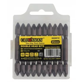 Crownman 65mm-es 10 db-os dupla bit készlet