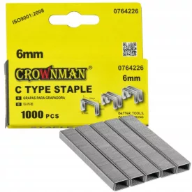 Crownman Kárpitós Tűzőgép Kapocs 0.7x6mm 1000 db