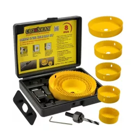 Crownman 8 db-os Körkivágó Készlet