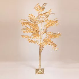   Eurolamp ARANYFA SZÉLES LEVÉLLEL 1,5m, 6W, 110 MELEG FEHÉR MINI LED, 3M-ES HOSSZABBÍTÓKÁBEL, IP44