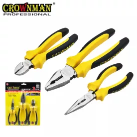 Crownman 3 db 125 mm-es mini fogó készlet