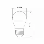 VIDEX G45h LED izzó 6W E27 4100K