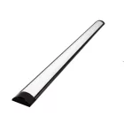 Berge Batten Led 36 W, 120 cm, falon kívüli fekete lámpa IP20-as védettséggel