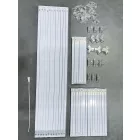 Berge Hexagon LED Garázsvilágító, 310W 2166x2906mm, 6500K