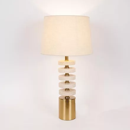 Eurolamp Estheti Márvány arany hatású éjjeli lámpa