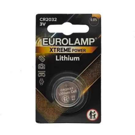 Eurolamp EXTREME LÍTIUM GOMBELEM CR2025 1 db 3V