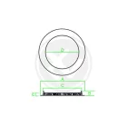 MasterLED Proma 3 W-os süllyesztet hideg fehér, kör alakú LED-es mennyezetlámpa