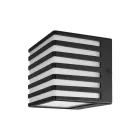 MasterLED Cube-3, fekete oldalfali lámpa, GX53-es foglalattal