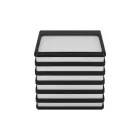 MasterLED Cube-3, fekete oldalfali lámpa, GX53-es foglalattal