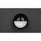 MasterLED Hestio 9W-os natúr fehér, fekete oldalfali lámpa mozgásérzékelővel