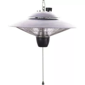   Eurolamp függesztett mennyezeti hősugárzó szürke, 2000W, IP24