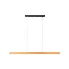 MasterLED Presto 30W-os, 120 cm-es fa anyagú függesztett mennyezeti lámpa