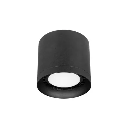 MasterLED AR111 felületre szerelhető lámpatest, kerek, 110x118, IP20, fekete GU10-es foglalattal