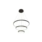 MasterLED Coma LED csillár 20/40/60cm 77W fekete