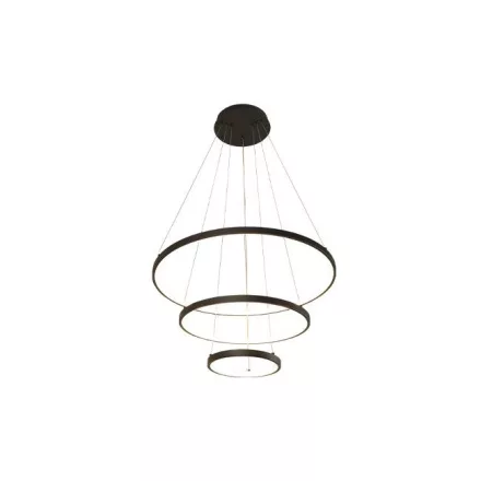 MasterLED Coma LED csillár 20/40/60cm 77W fekete