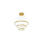 MasterLED Coma LED csillár 20/40/60cm 77W arany