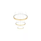 MasterLED Coma LED csillár 20/40/60cm 77W arany