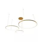 MasterLED Hodo LED csillár 40/60/80cm 116W arany