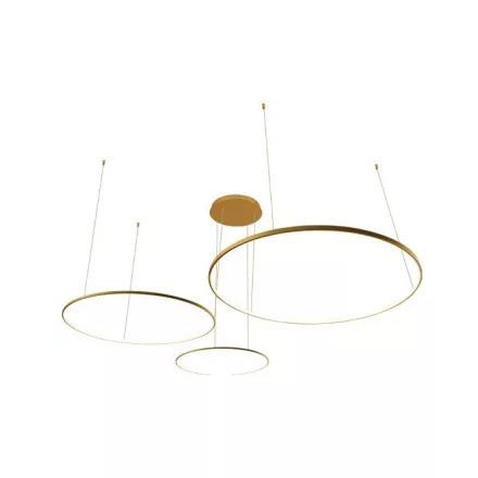 MasterLED Hodo LED csillár 40/60/80cm 116W arany