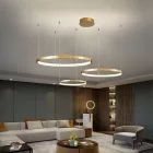 MasterLED Hodo LED csillár 40/60/80cm 116W arany