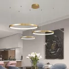 MasterLED Hodo LED csillár 40/60/80cm 116W arany