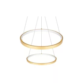 MasterLED Lynx LED csillár 40/60cm 64W arany