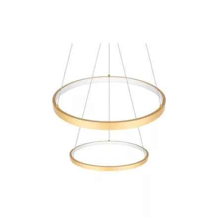 MasterLED Lynx LED csillár 40/60cm 64W arany