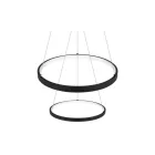 MasterLED Lynx LED csillár 40/60cm 64W fekete	