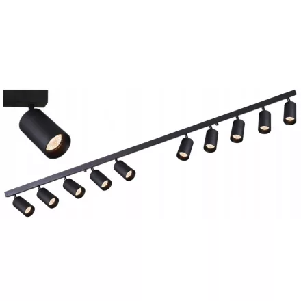 Berge GU10 lámpa VIKI-L 10 spotlámpa fekete