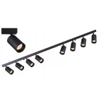 Berge VIKI-L GU10 lámpa 8 spotlámpa fekete