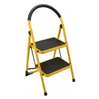 Összecsukható létra, 2 lépcsős, acél létra, 150 kg terhelhetőség