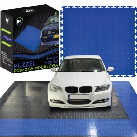 Moduláris garázspadló PC 50x50x0,6cm - kék