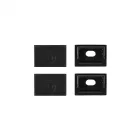 Ecolight hidegburkolatba építhető, fekete, 12mm széles, 2 méteres szál