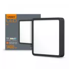 VIDEX-DOWNLIGHT-LED-DLSS-FEKETE-18W felületre szerelhető mélysugárzó