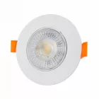 Ecolight LED mélysugárzó 3W/5W/7W CCT fehér kör alakú, billenthető