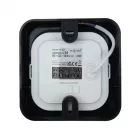 Ecolight 6W-os, négyzet alakú, CCT, fekete, süllyesztett és felületre szerelhető lámpa
