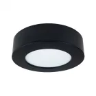 Ecolight 6W-os, kerek alakú, CCT, fekete, süllyesztett és felületre szerelhető lámpa