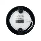 Ecolight 6W-os, kerek alakú, CCT, fekete, süllyesztett és felületre szerelhető lámpa