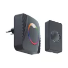 Eliza 230V fekete vezeték nélüli csengő