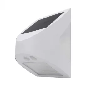   Ecolight Napelemes homlokzati lámpatest alkonyérzékelővel fehér 3W 4000K