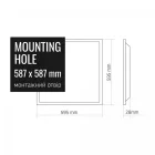 VIDEX VL-PB36CW LED süllyesztett led panel 36W 3000-4000-6000K