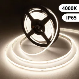   Ledmaster COB LED szalag 8W/m, 800lm, 4000K, IP65, 5m/tekercs