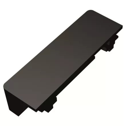 Eurolamp, Ultra Slim végzáró 40V-os mágneses sínes rendszerhez, fekete