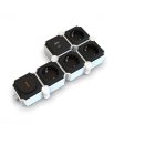 Földelt 4-es flexibilis elosztó 2 USB-vel (A+C), 2m-es, kapcsolóval