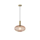 EUROLAMP ARTE ILLUMINA Topaz domborított üvegű függesztett lámpa